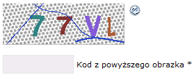 Captcha - zabezpieczenia przed SPAMem